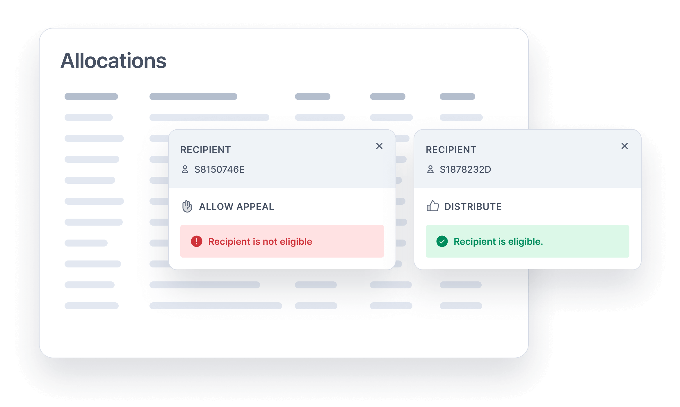 Preload Allocations